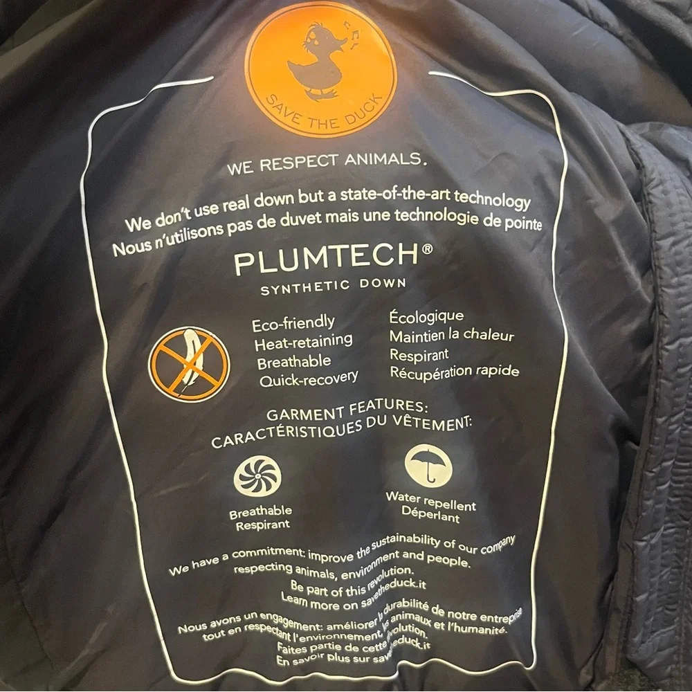 SAVE THE DUCK Quilted Puffer Lightweight Black Vest
